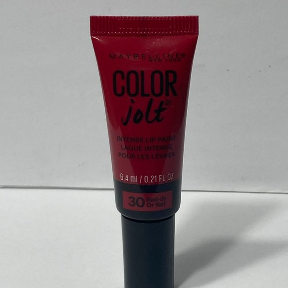 Maybelline Color Jolt Lip Paint Red-dy Or Not #30 - Picture 2 of 8